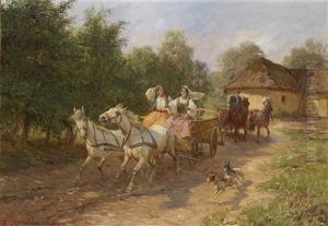 Wilde Fahrt by Fritz Ritter von Venne