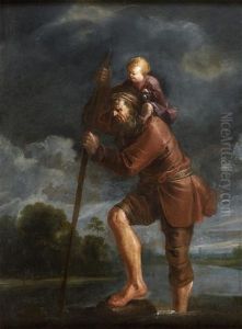 Saint Christophe by Jan van de Venne