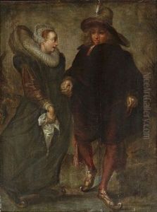 An Allegory Of Winter by Pieter Adriaens van de Venne