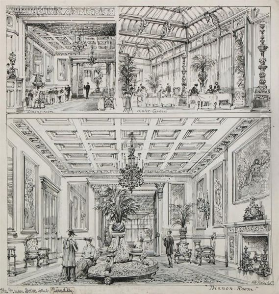 Study Of The Maison Doree Club - view 1