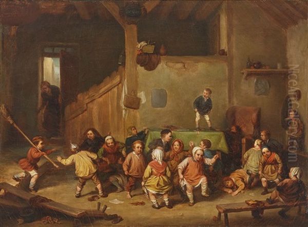 Tobende Kinder Im Klassenzimmer - view 1