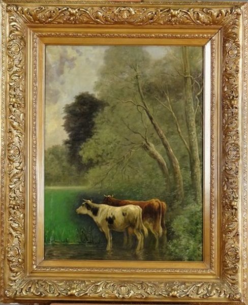 Vaches Sous Les Arbres - view 1