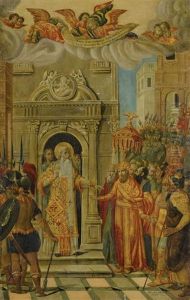 Scene From The Life Of Saint John Chrysostom by Spyridon Ventouras