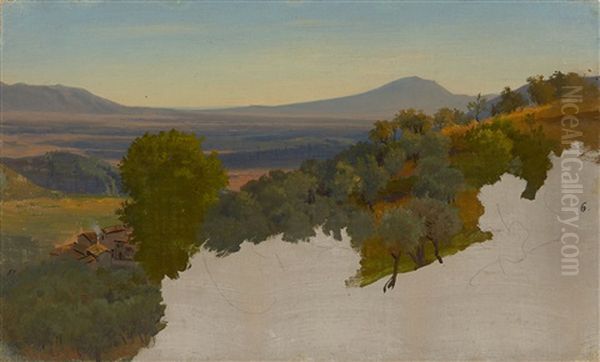 Blick Von Der Casa Baldi Auf Den Monte Artemisio - view 1