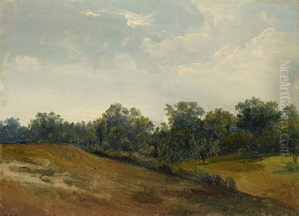 Wolken Uber Sommerlicher Landschaft - view 1