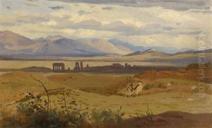 Studie In Der Romischen Campagna by Albert Venus