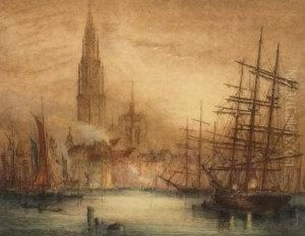 Antwerp,
Early Morning - view 1