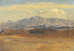 Campagnalandschaft Mit Blick Auf Die Apenninen by Albert Venus