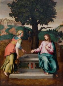 Christ And Rebecca At The Well