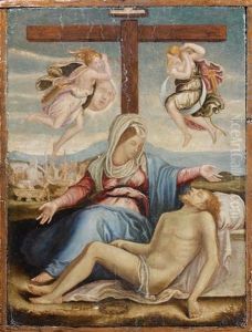 Deploration Du Christ by Marcello Venusti
