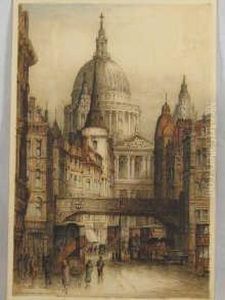 St.
Paul's Cathedral by James Alphege Brewer