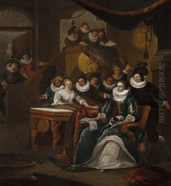 Rejouissances Dans Un Palais (pair) - view 1