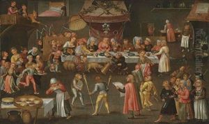 The Wedding Feast by Frans Verbeeck