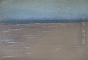 Desert De Plage (clair De Lune) by Marguerite Verboeckhoven
