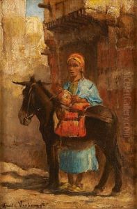 Le Marchand Et Son Ane by Emile Verbrugge