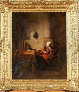 Vieille Femme A La Lecture Dans Un Interieur Vieille Femme A La Lecture Dans Un Interieur