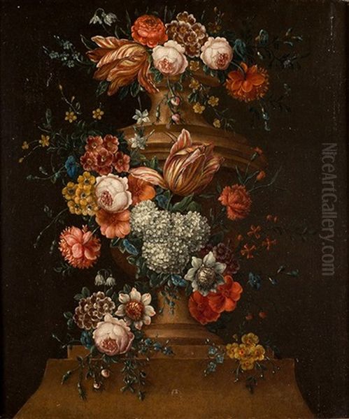 Jarron Con Flores - view 1