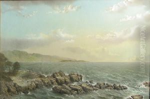 Coastal Rocks by George Douglas Brewerton