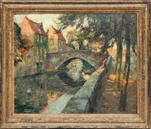 Le Pont Du Cheval A Bruges, Le Soir