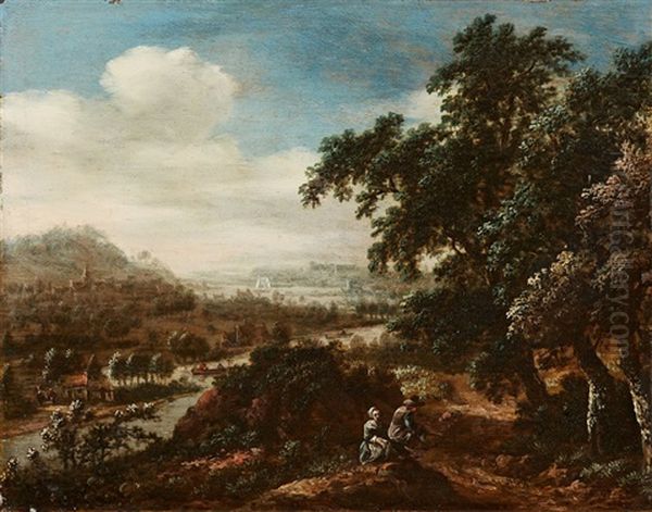 Panoramic River Landscape - view 1