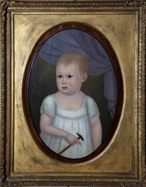 Portrait Of A Child With A Hammer - view 1