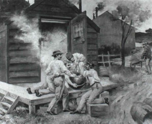 Yankee Ordnance Team Loading A Mine - view 1