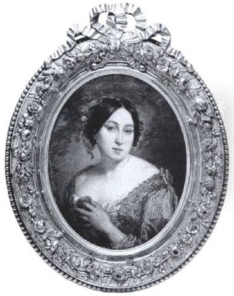 Jeune Fille Au Corsage Fleuri - view 1
