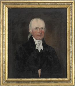 Portrait Of Enoch Perley Known As 'the Squire,' First Settler Of Bridgton, Maine