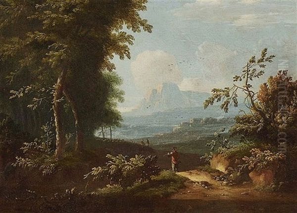 Ideal Landscape With Figures (2 Works) - view 1