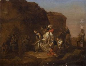 Grablegung Christi by Adriaen Verdoel