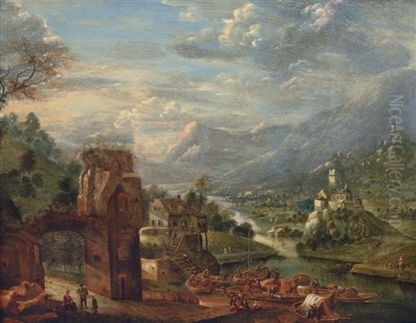 Panoramic View Of A River Valley - view 1