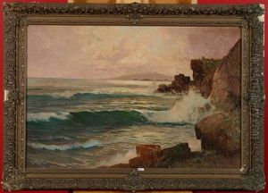 Bord De Mer Aux Rochers by Ricardo Verdugo Landi