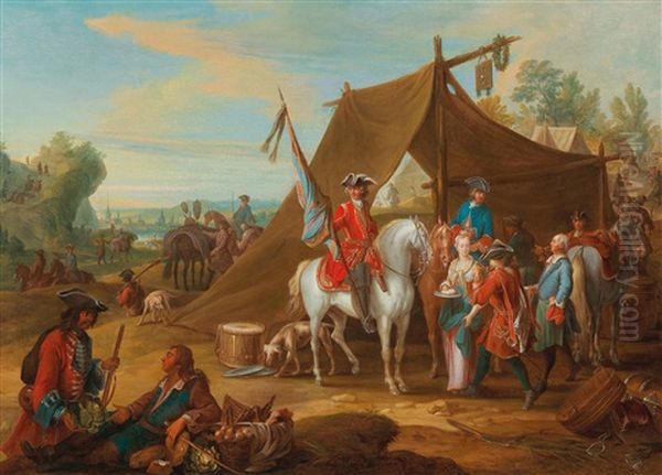 The Household Cavalry Of The Duke Of Savoy With A Standard Bearer - view 1