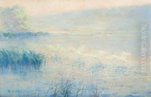 Le Reveil Des Cygnes by Eugene Verdyen
