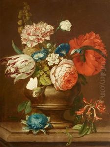 Floral Still Life by Cornelis Verelst
