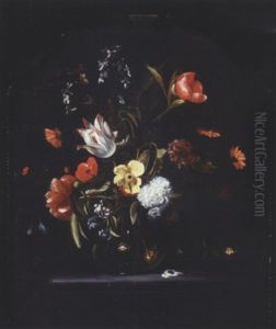 Fleurs Dans Un Vase by Cornelis Verelst