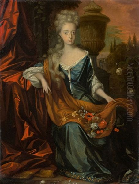 Portrait Of Constantia Hare, Lady Coleraine (died 1726) - view 1