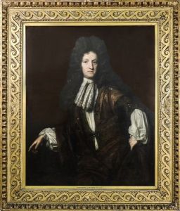 Ritratto Di Charles Warton - Portrait Of Charles Warton by Herman Verelst