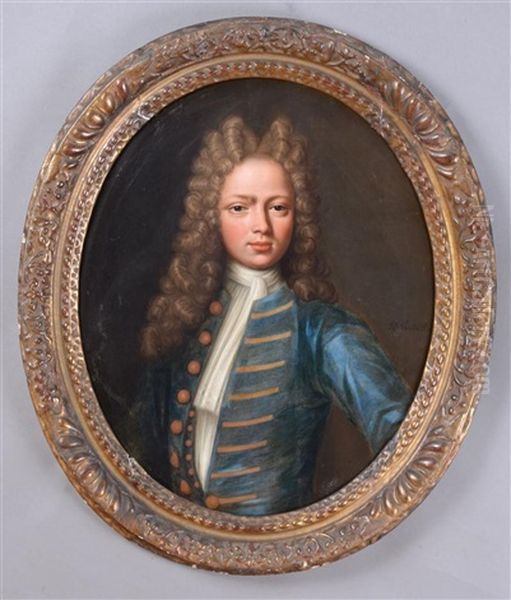 Portrait Of Young Nobleman In Blue - view 1