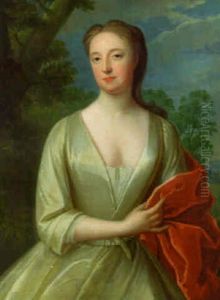 Portrait Of Elizabeth, Lady Strickland In A Landscape Portrait Of Elizabeth, Lady Strickland In A Landscape