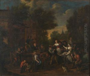 Rejouissance A L'auberge by Charles Breydel