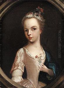 Portrait Of A Boy Holding A Finch