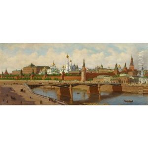 Panoramic View Of Kremlin, Moscow