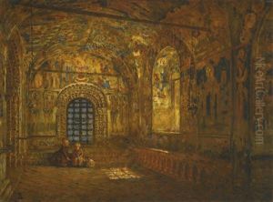 Portico Of A Church by Vasili Vasilievich Vereshchagin