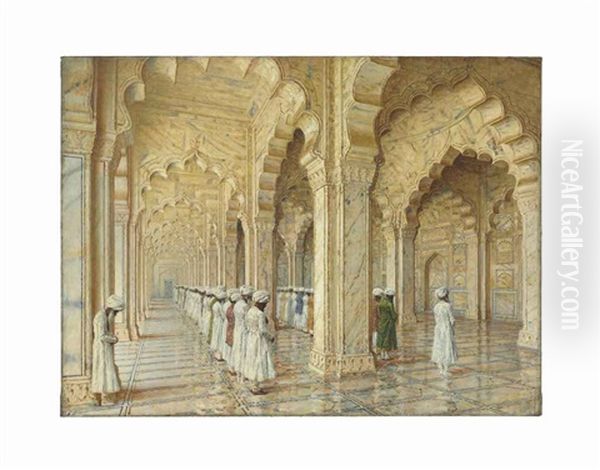 The Pearl Mosque At Agra - view 1