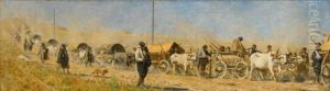Transportation Of The Wounded by Vasili Vasilievich Vereshchagin