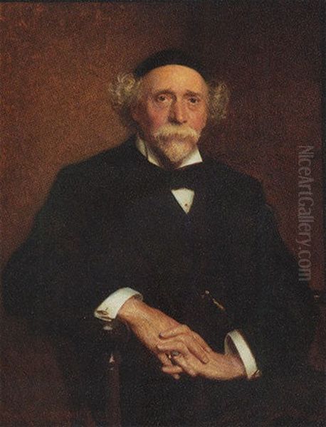 Portrait Of T. H. Worral Esq. In A Black Suit And Bow-tie - view 1