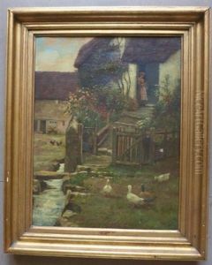 Cour De Ferme by Arthur Verey