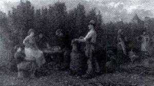 The Hop Gatherers by Arthur Verey