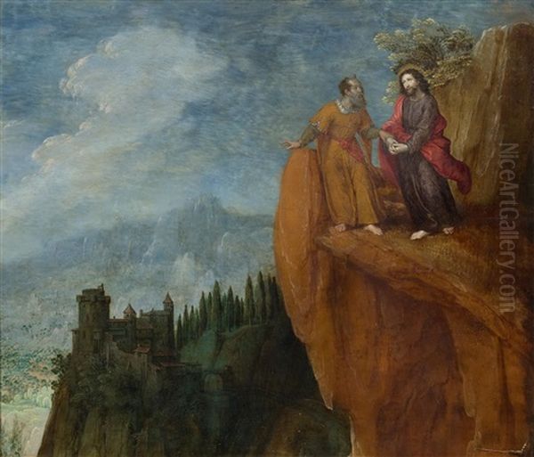 Panorama Landscape With The Temptation Of Christ - view 1